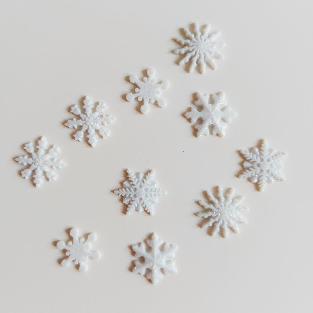 White Snowflakes Decorations